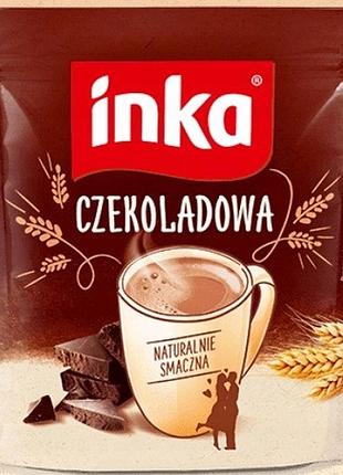 Кофейный напиток растворимый с шоколадным вкусом inka, 200г (польша), без кофеина