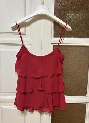 Новорічний малиновий топ