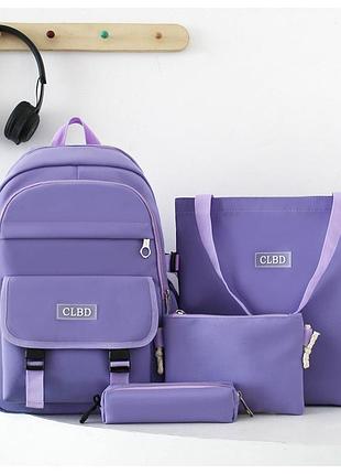 (немає кулона) рюкзак дівчина 4в1 нейлонова тканина нові сумки для дівчаток еко сумка міський стильний гурт