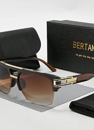 Брендові вінтажні сонцезахисні окуляри поляризаційні унісекс жіночі та чоловічі сонцезахисні окуляри bertans
