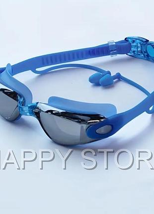 Окуляри для плавання з берушами