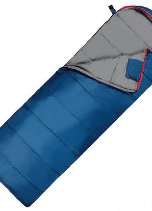 Спальный мешок (спальник) одеяло sportvida sv-cc0070 -3 ...+21°c r blue/grey
