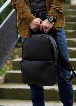 Рюкзак екокожа, мужской деловой рюкзак, рюкзак повседневний, рюкзак для ноутбука, городской рюкзак