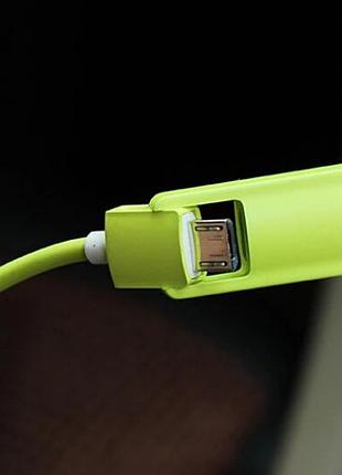 Кабель 2в1 iphone / micro usb