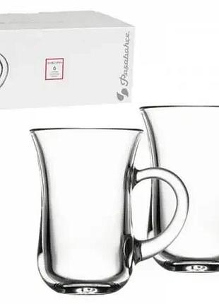 Набор кружек стаканов стеклянных армуды для турецкого чая 55411 pasabahce 6 штук 145 мл variomarket