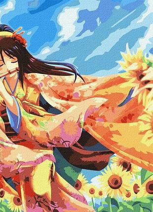 Картина по номерам песня цветов идейка 40 х 50 kho4887