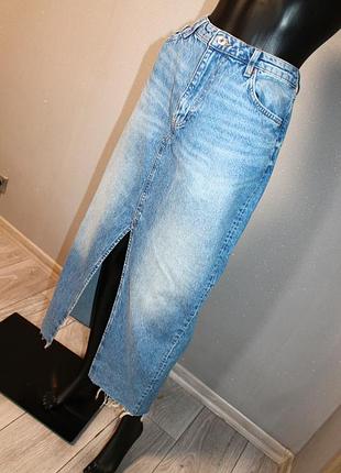 Джинсова спідниця h&m