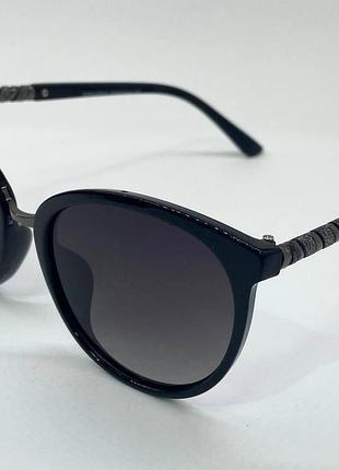 Солнцезащитные очки женские на узкое и среднее лицо да, черный