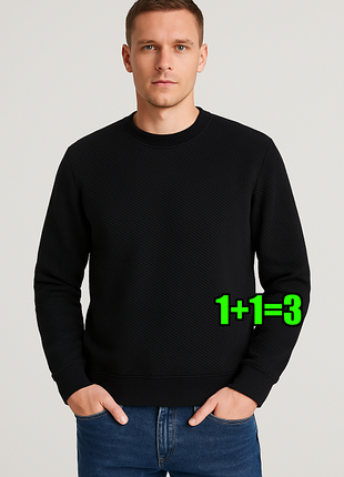 🤩1+1=3 фірмовий темно-синій чоловічий светр світшот під горло autograph, розмір 46 - 48