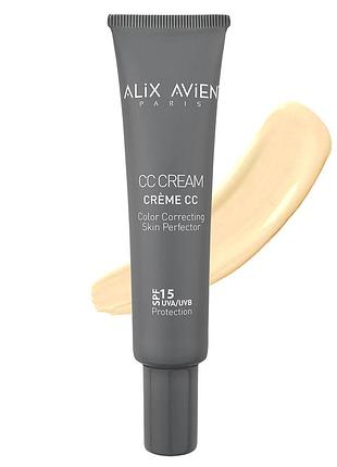 Сс крем з spf 15 alix avien, жовтий, 40 мл