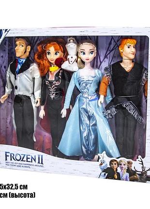 Набор холодное сердце 5 в 1 анна, эльза, ханс, кристофф и олаф frozen 131