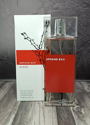Уценка! женская туалетная вода armand basi in red (арманд баси ин ред) 100мл