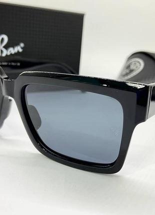 Солнцезащитные очки прямоугольники rb3565 черные поляризованные да