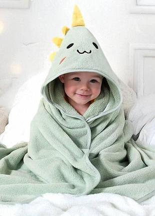 Полотенце для детей уголок дракоша 80х80см