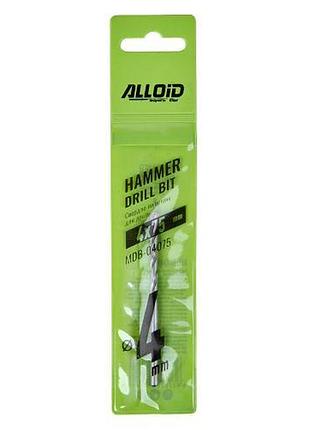 Alloid. сверло по бетону для дрели 4х75мм