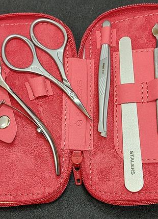 Манікюрний набір сталекс базовий червоний