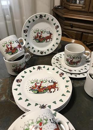 Порцеляновий новорічний набір німеччина