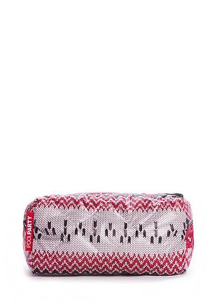 Косметичка poolparty черный в горох snowflakes-red