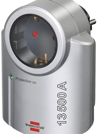 Адаптер розетки brennenstuhl primera-line с защитой от перенапряжения (адаптер молниезащита 13.500 а)