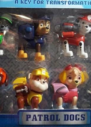 Игровые фигурки paw patrol, щенячий патруль