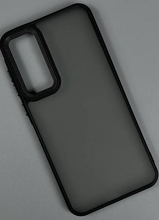 Накладка matte corrugated camera samsung a05s(чорний)