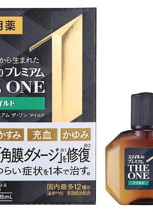 Відновлювальні краплі для очей lion premium the one smile 40 mild, 15 ml