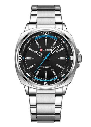 Curren 8455 silver-black