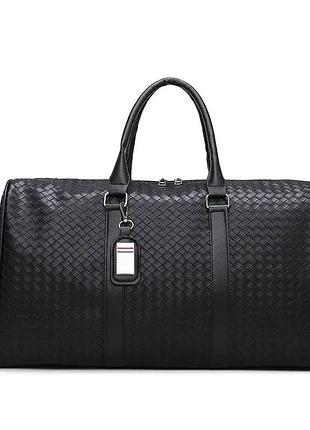 Дорожная сумка черная 50*27*22см jingpin 30 литров | pu27-2