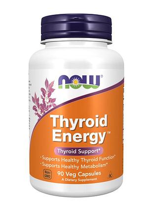 Now foods, thyroid energy, 90 вегетаріанських капсул