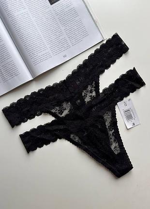 1032 комплект набор сексуальных женских сетевых трусиков танга