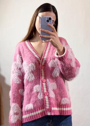 Рожевий кардиган