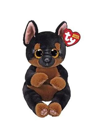 Ty beanie bellies 25 см ротвейлер "fritz"