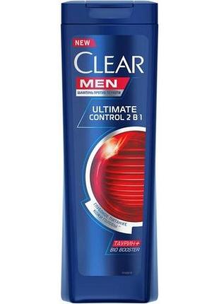 Шампунь-бальзам clear проти лупи для чоловіків ultimate control 400 мл (4605922010487)