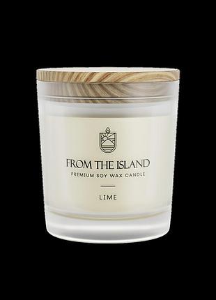 Ароматическая свеча, from the island, лайм, 250 мл