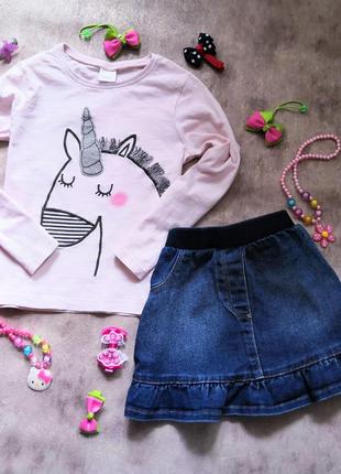 Реглан джемпер свитшот кофточка с пони единорог next