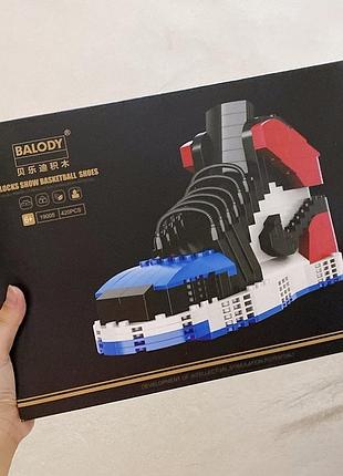 Детский конструктор balody кроссовок 420 деталей