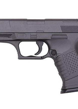 Металлический игрушечный пистолет на пульках galaxy g.19 walther p99