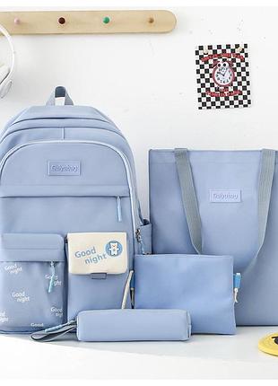 (немає кулона) рюкзак дівчина 4в1 нейлонова тканина нові сумки для дівчаток еко сумка міський стильний гурт