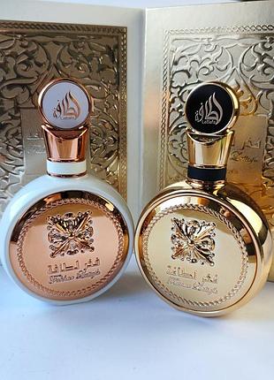 Набор 2в1 парфюмированная вода женская lattafa fakhar rose и lattafa fakhar gold 2*5мл распил оригинальной парфюмерии