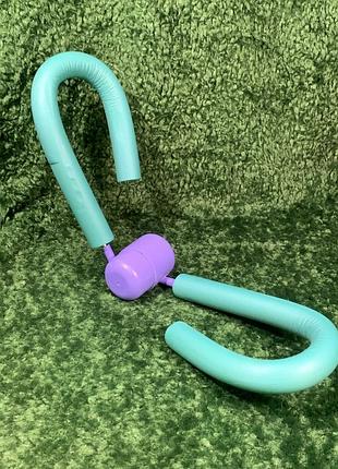 Эспандер тренажер-эспандер "бабочка" для фитнеса и различных групп мышц для бедер, рук бирюзовый н1872 тренаж