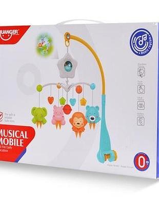 Мобиль с проекцией на кроватку механическая