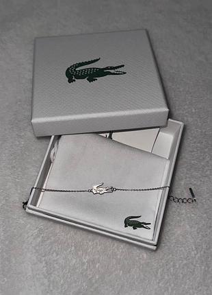 Женский брендовый браслет lacoste, лакоста (40193)
