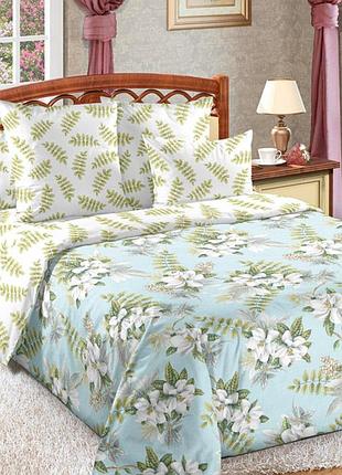Постельное белье перкаль тропики двуспальный