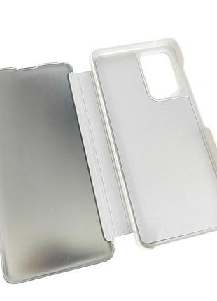 Чохол фліп дзеркальний на samsung а72 чохол-книжка дзеркальный на самсунг а72(sm-a725) срібний