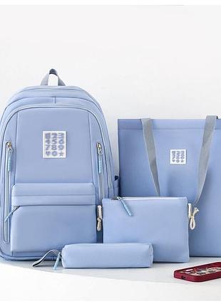 (немає кулона) рюкзак дівчина 4в1 нейлонова тканина нові сумки для дівчаток еко сумка міський стильний гурт