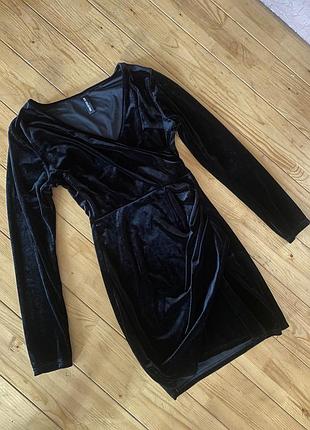 Велюрова сукня