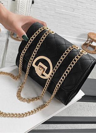 Сумка женская эко кожа черный( 0655 )