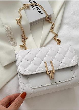 Сумка жіноча еко шкіра білий( 0662 )