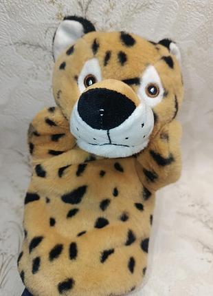 Мягкая игрушка на руку леопард the puppet company кукольный театр