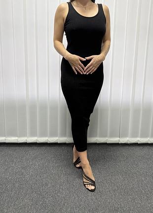 Сукня чорна h&m рубчик, розмір s